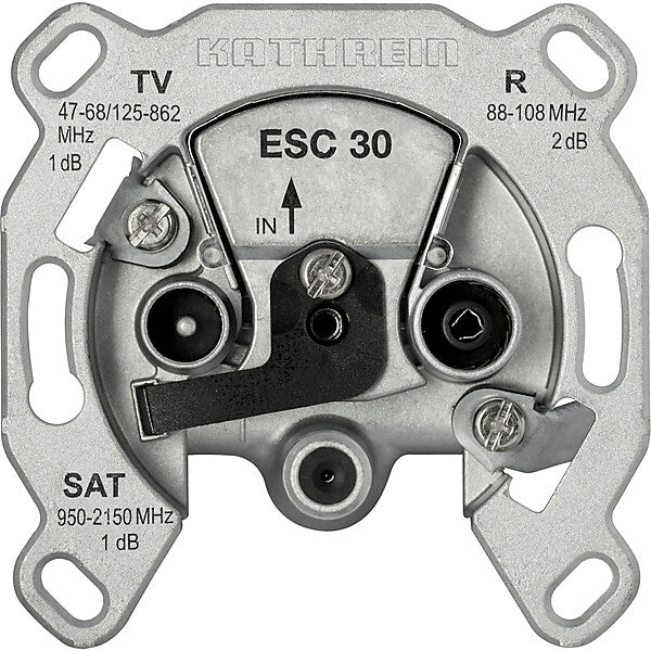 KATHREIN SAT-Steckdose 3-fach Einzelanschlussdose ESC 30
